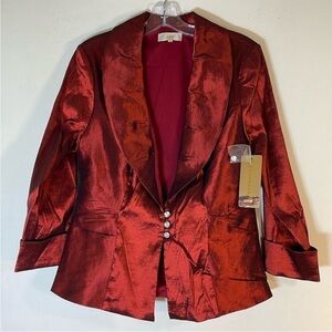 Cathaya Satin Jacket. 14. NWT.